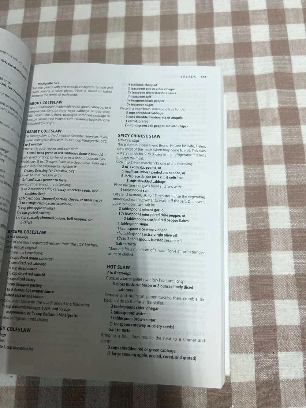 Joy of cooking cookbook hardback 2006 recipes